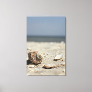 Impressão Em Tela Areia Areia Pelo Mar