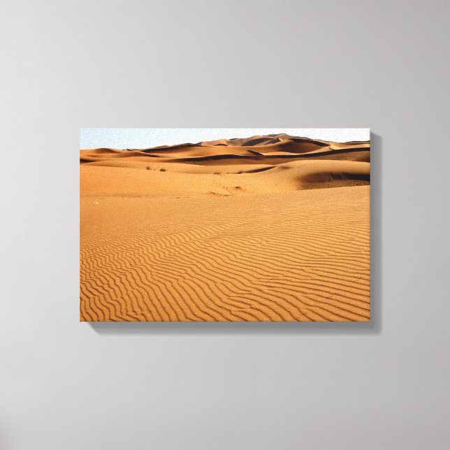 Impressão Em Tela Areia do Deserto (Frente)