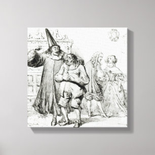 Impressão Em Tela Argão e Monsieur Purgon