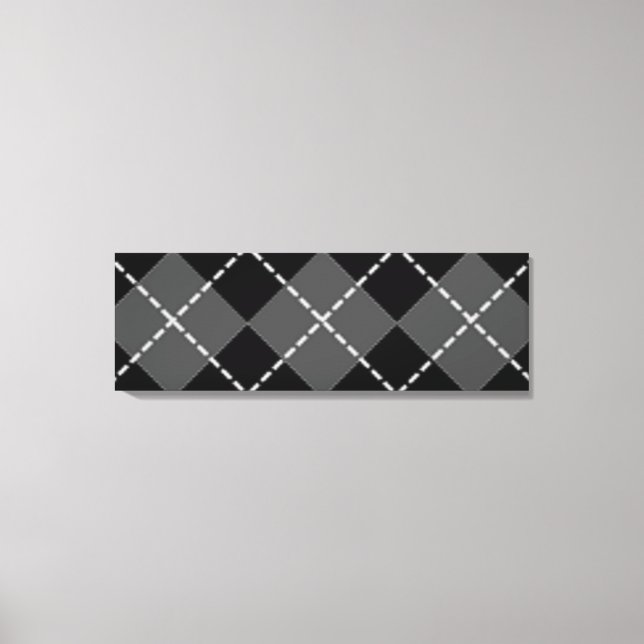 IMPRESSÃO EM TELA ARGYLE PATTERN (Frente)