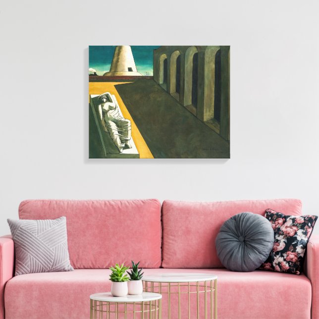 Impressão Em Tela Ariadne | Giorgio de Chirico | (Insitu(Sala de estar))