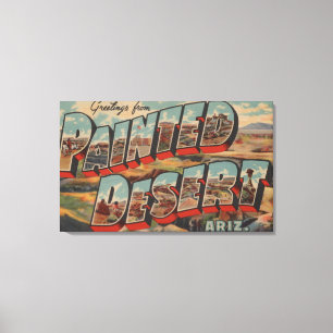 Impressão Em Tela Arizona - deserto pintado - grandes cenas da letra