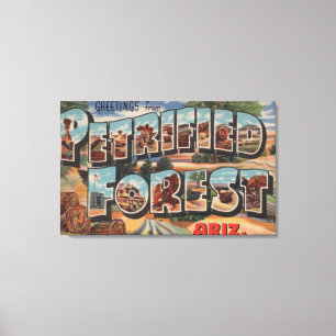 Impressão Em Tela Arizona - floresta Petrified - grande letra