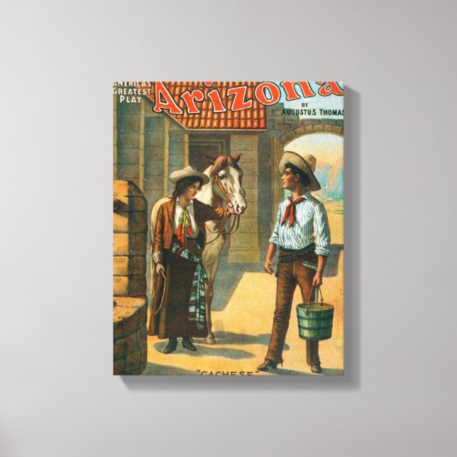 Impressão Em Tela Arizona "O Maior Jogo da América" (Frente)