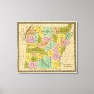 Impressão Em Tela Arkansas 4