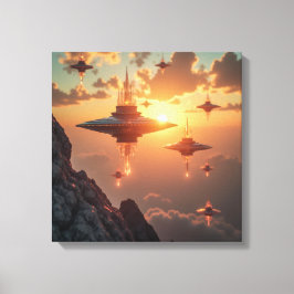 Impressão em Tela (Armada ao Nascer do Sol)