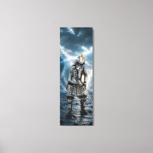 Impressão Em Tela Armadura de samurai Oda Nobunaga Água 16x48