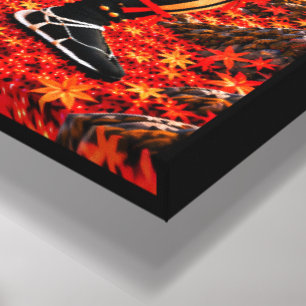 Impressão Em Tela Armadura de Samurai Takeda Shingen Outono 8x10 Can