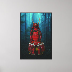 Impressão Em Tela Armadura Sanada Yukimura Tela 40x60