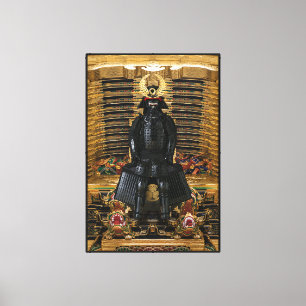 Impressão Em Tela Armadura Tokugawa Ieyasu Tela 40x60