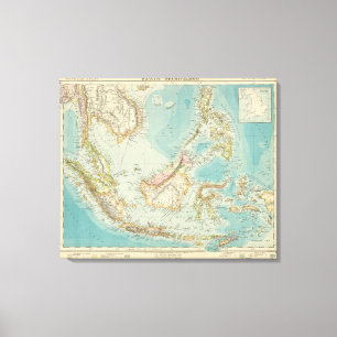 Impressão Em Tela Arquipélago asiático 2