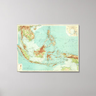 Impressão Em Tela Arquipélago de Malay