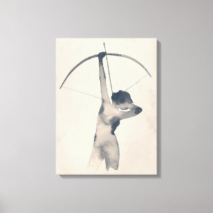 Impressão Em Tela Arquiteto de Aquarela