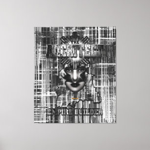 Impressão Em Tela Arquiteto_Empire Builder Abstrato Arte Digital