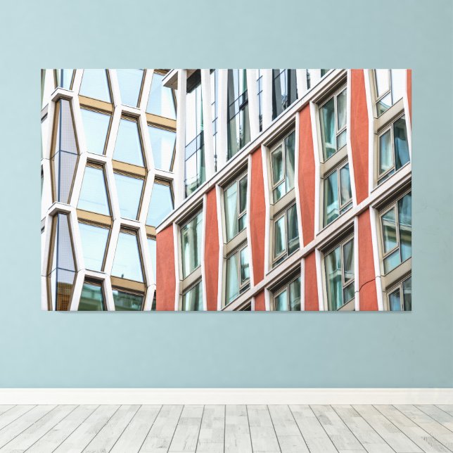 Impressão Em Tela Arquitetura gráfica de Londres (Insitu(piso de madeira))