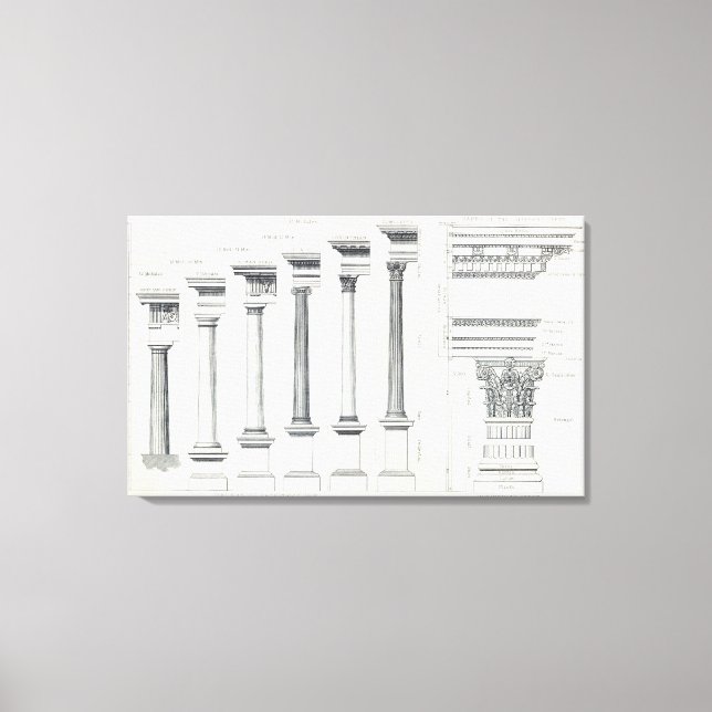 Impressão Em Tela Arquitetura I: Ordens de Arquitetura (Frente)