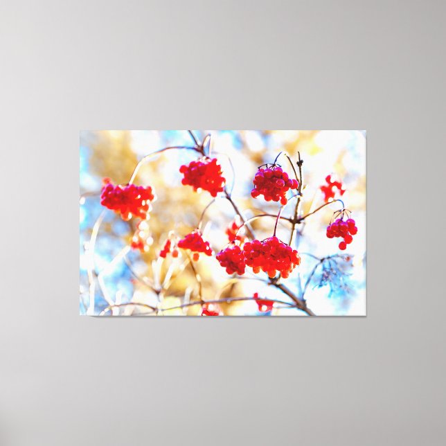 Impressão Em Tela Arrowwood Berries (Frente)