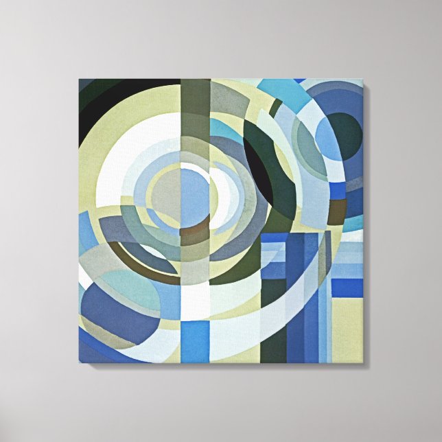 Impressão Em Tela Art Deco Design nº 1 @ Emporio Moffa (Frente)