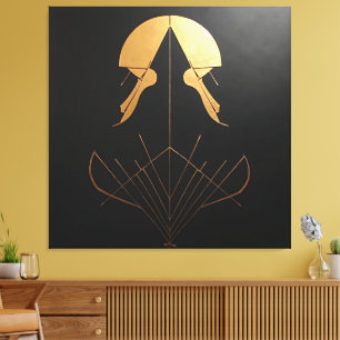 Impressão Em Tela Art Deco Elegance