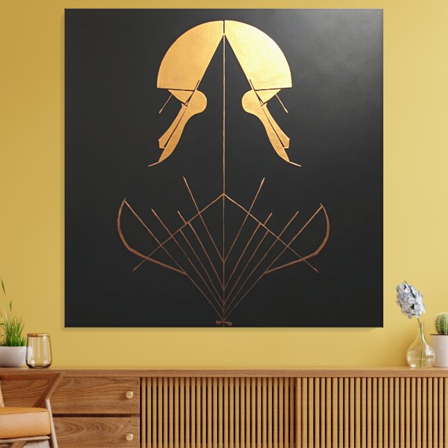 Impressão Em Tela Art Deco Elegance (Insitu(Sala de estar))