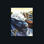 Impressão Em Tela Art Deco Locomotive Baltimore e Ohio<br><div class="desc">Arte Deco Locomotive Baltimore e Ohio.</div>