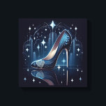 Impressão Em Tela Art Deco Style Blue Stiletts<br><div class="desc">Art Deco Style Blue Stilettos Canvas Print Dá às suas paredes um aspecto contemporâneo e moderno com estes impressões acrílicos de alta definição. Sua imagem é impressa em papel fotográfico de qualidade de arquivo e montada em acrílico resistente, criando uma instrução visual única e dimensional! Prontos para pendurar e fáceis...</div>