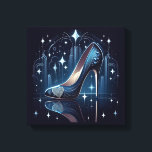 Impressão Em Tela Art Deco Style Blue Stiletts<br><div class="desc">Art Deco Style Blue Stilettos Canvas Print Dá às suas paredes um aspecto contemporâneo e moderno com estes impressões acrílicos de alta definição. Sua imagem é impressa em papel fotográfico de qualidade de arquivo e montada em acrílico resistente, criando uma instrução visual única e dimensional! Prontos para pendurar e fáceis...</div>