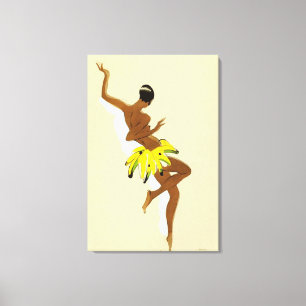 Impressão Em Tela Art Deco   Trovão negro por Paul Colin