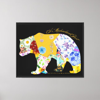Impressão Em Tela Art It's Oficial Bear #0033d - A MicaelsonEffect