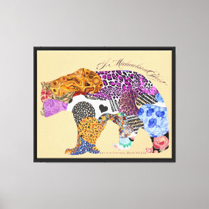 Impressão Em Tela Art It's Oficial Bear #033c - A MichaelsonEffect