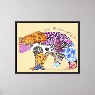Impressão Em Tela Art It's Oficial Bear #033c - A MichaelsonEffect