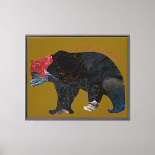 Impressão Em Tela Art It's Oficial Bear #033e - A MichaelsonEffect