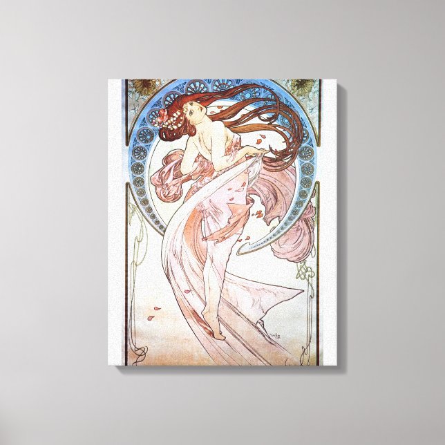 Impressão Em Tela Art Nouveau Dancer (Frente)