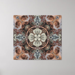 Impressão Em Tela Art nouveau - padrão geométrico de vinheta