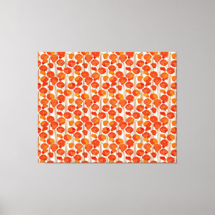 Impressão Em Tela Art Nouveau Poppies