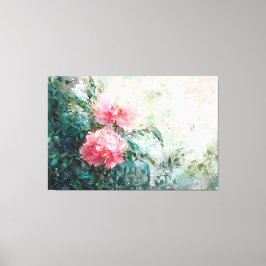 Impressão Em Tela *~* Art TV2 2 PINK PEONY — Impressão de tela esten