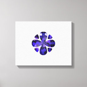 Impressão Em Tela Arte a cores, azul