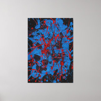 Impressão Em Tela Arte Abstrata Contemporânea: Elétrica