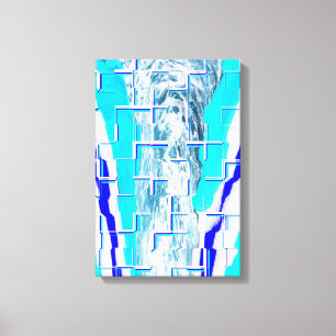 Impressão Em Tela Arte abstrata de água fria