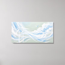 Arte Abstrata de Energia Eólica | Arte de Fita Con