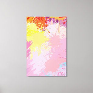 Impressão Em Tela Arte abstrata do pôr do sol por ZMJ