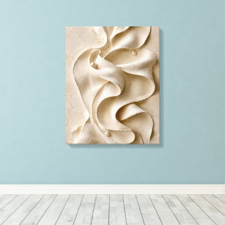 Impressão Em Tela Arte Abstrata Escultural Orgânica
