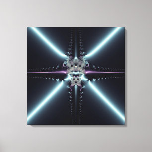 Impressão Em Tela Arte abstrata estrela azul