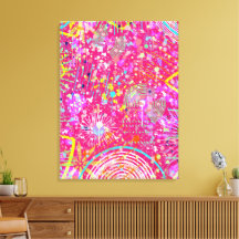 Arte Abstrata Maximalista: a Loja de Doces