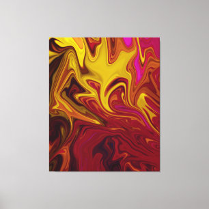 Impressão Em Tela Arte Abstrata Moderna Colorida tela a óleo paste