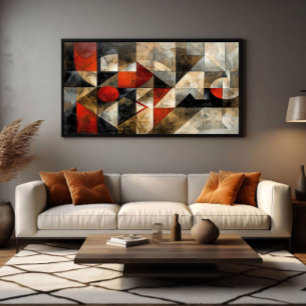 Impressão Em Tela Arte abstrata urbana
