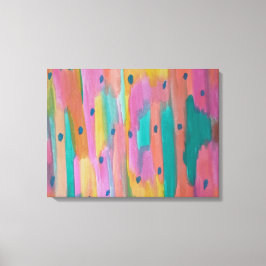 Impressão Em Tela Arte Abstrato Colorida