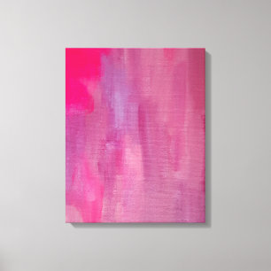 Impressão Em Tela Arte Abstrato do Sonho Rosa