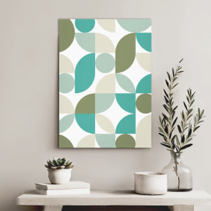 Impressão Em Tela Arte Abstrato Minimalista Geométrica Moderna Elega