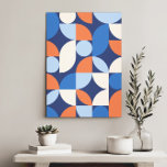 Impressão Em Tela Arte Abstrato Minimalista Geométrica Moderna Elega<br><div class="desc">Libere a atração do eterno do Moderno Meio século com este design abstrato inspirado em Bauhaus. As formas geométricas velhas dançam harmoniosamente,  criando uma sinfonia visual que transcende eras. Elevem seu espaço com um toque de sofisticação retrorreflectora!</div>